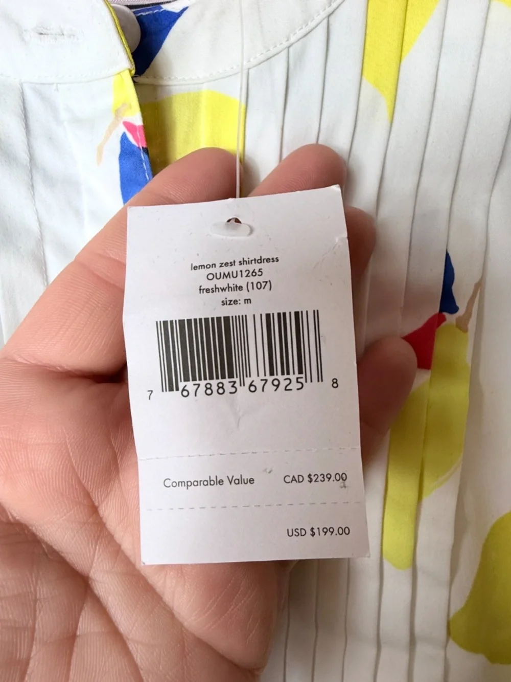 Kate Spade‎ Lemon Zest Sleeveless Dress Size Medium NWT (0)